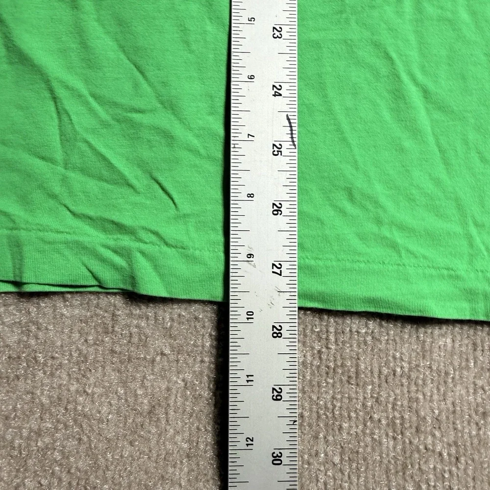 Polo‎ Ralph Lauren XXL Shirt Mens Green Pocket Tee Red Pony Logo Cotton 2XL